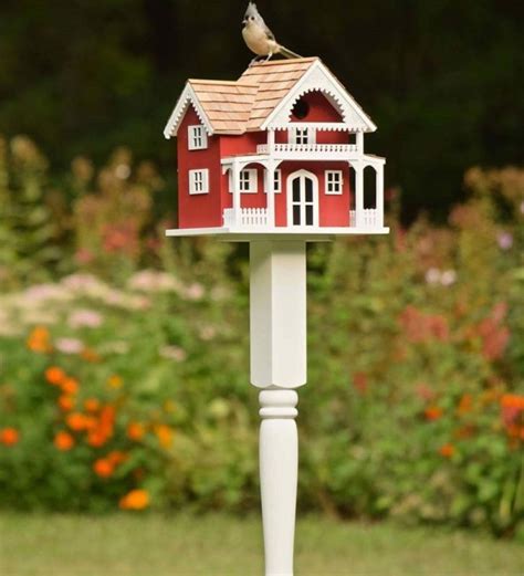 bird house pole metal|decorative bird houses on poles.